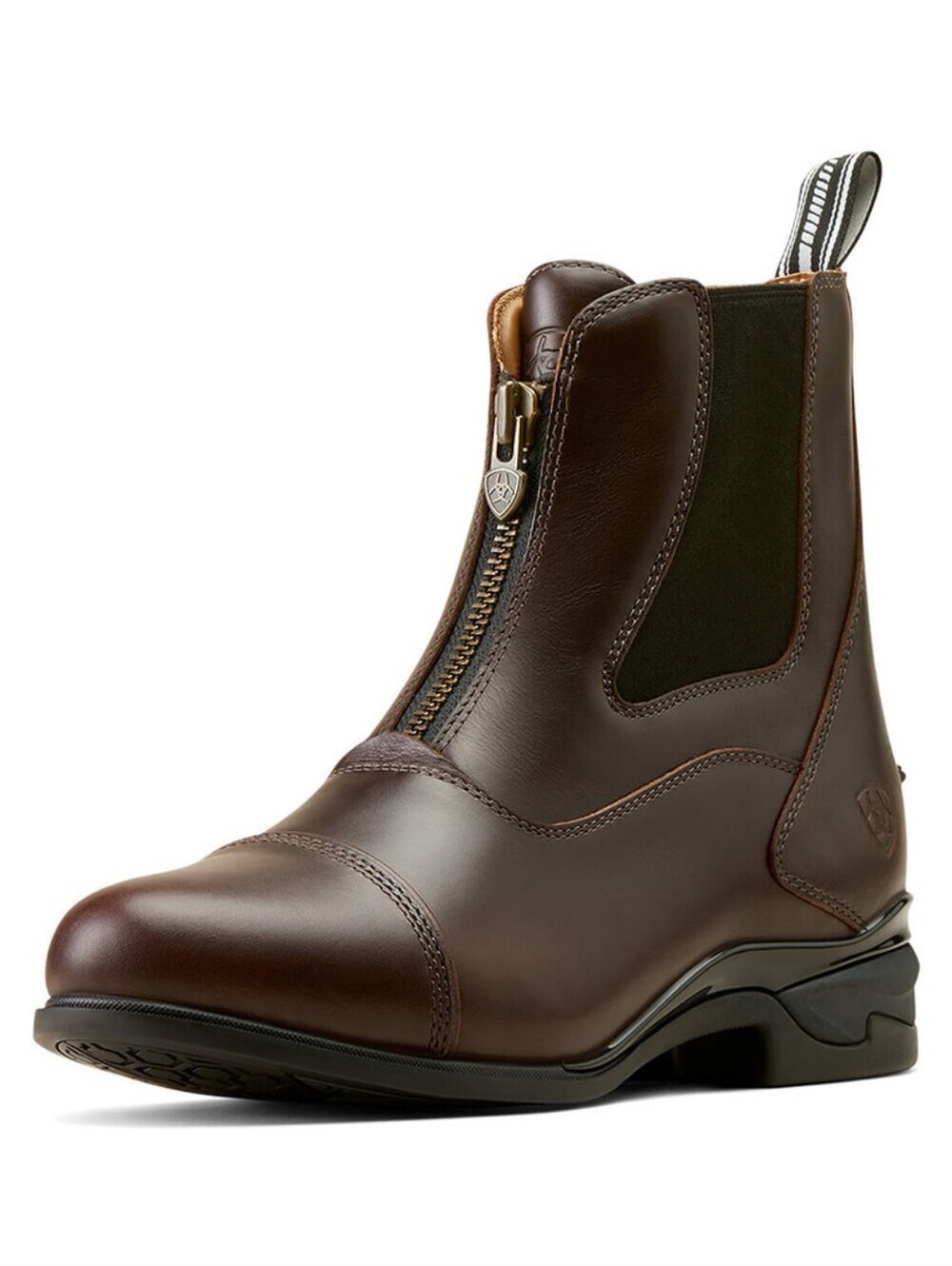 Ariat Men's Devon Nitro Zip Paddock Waxed Chocolate Leather Boots Size 11 Casual